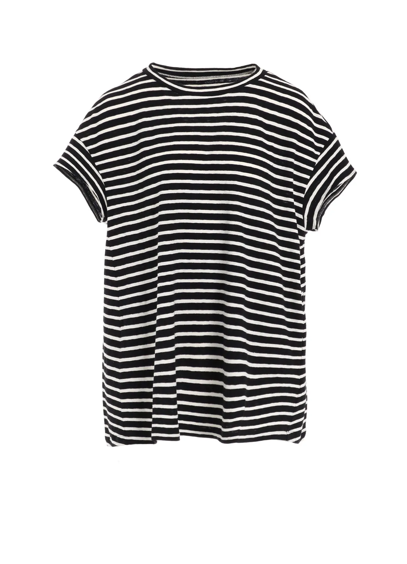 24/1 SOFT COTTON JERSEY BORDER TUNIC sold by Yohji Yamamoto