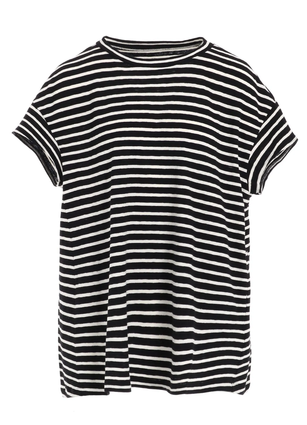 24/1 SOFT COTTON JERSEY BORDER TUNIC sold by Yohji Yamamoto product image thumbnail 2