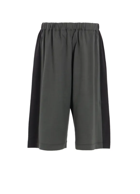 40/2 COTTON JERSEY SWITCHING KNEE-LENGTH PANTS sold by Yohji Yamamoto