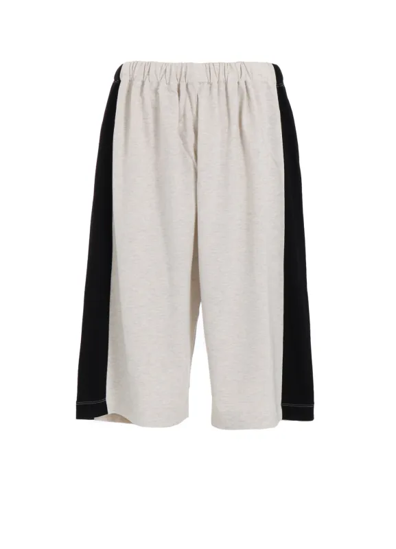 40/2 COTTON JERSEY SWITCHING KNEE-LENGTH PANTS sold by Yohji Yamamoto