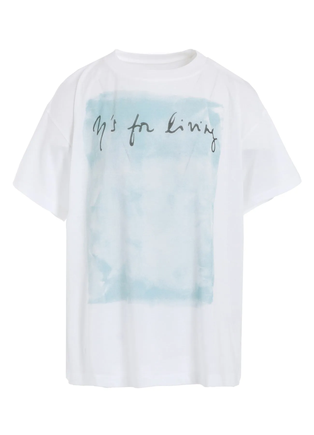 COTTON RAYON JERSEY FUZZY PRINT SHIRT sold by Yohji Yamamoto product image thumbnail 2