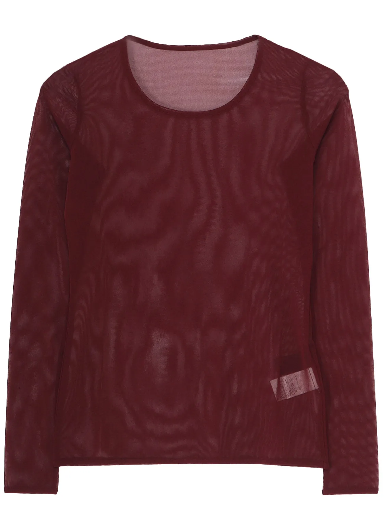 TULLE TIGHT LONG SLEEVE T-SHIRT sold by Yohji Yamamoto product image thumbnail 2