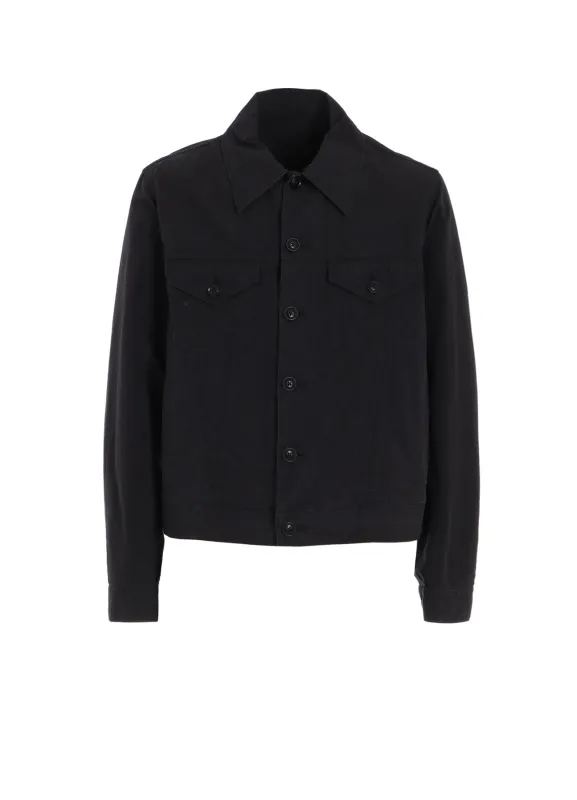 BRUSHED WASHER FINISH BROAD TRACKER JACKET sold by Yohji Yamamoto
