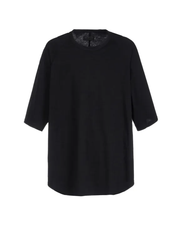 SOFT JERSEY BACK CENTER STITCH OVERSIZED RAGLAN SLEEVE T-SHIRT sold by Yohji Yamamoto