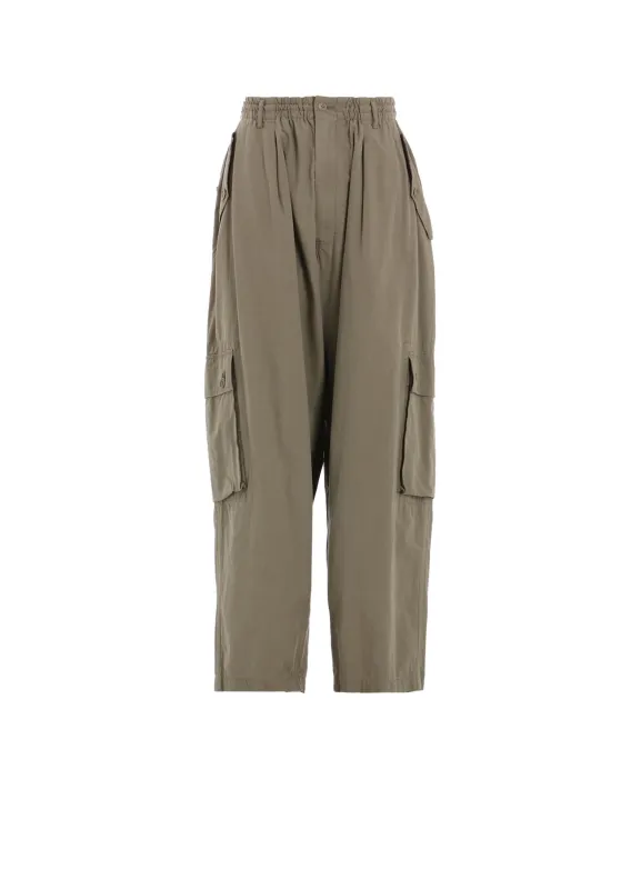 BRUSHED WASHER FINISH BROAD CARGO PANTS sold by Yohji Yamamoto