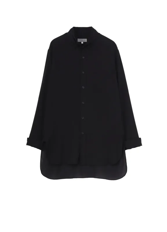 CELLLOSE LAWN DOUBLE STAND BLOUSE sold by Yohji Yamamoto