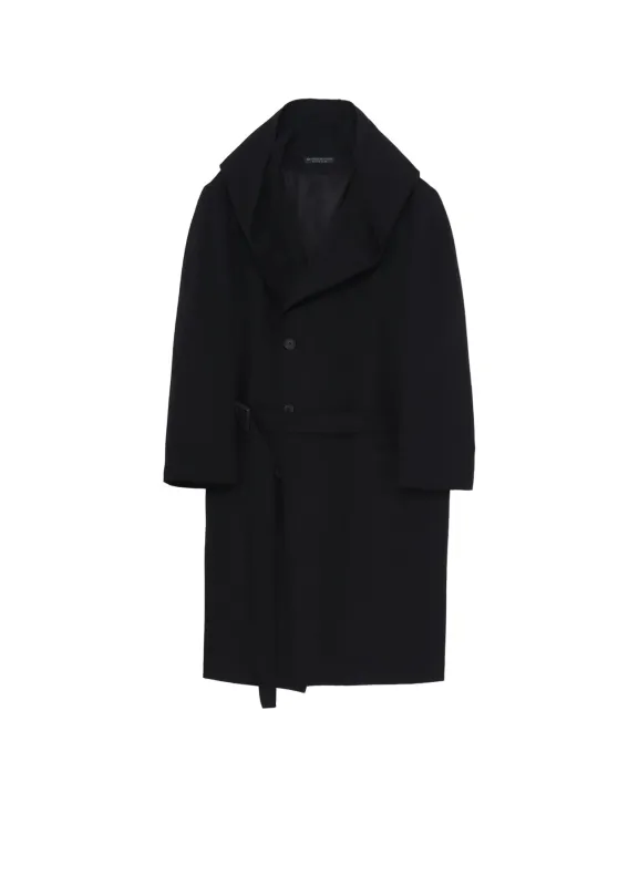 REGULATION GABARDINE 4BUTTONS HOODED COAT sold by Yohji Yamamoto