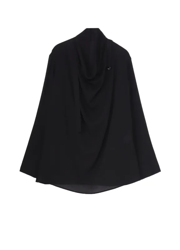 CELLLOSE LAWN  DRAPE PULLOVER BLOUSE sold by Yohji Yamamoto