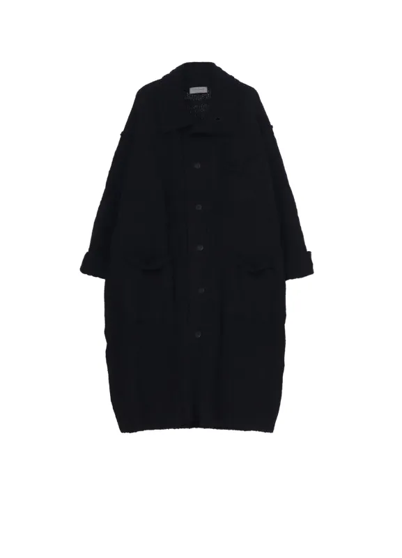 PLAIN STITCH POCKET HIGH NECK CARDIGAN sold by Yohji Yamamoto