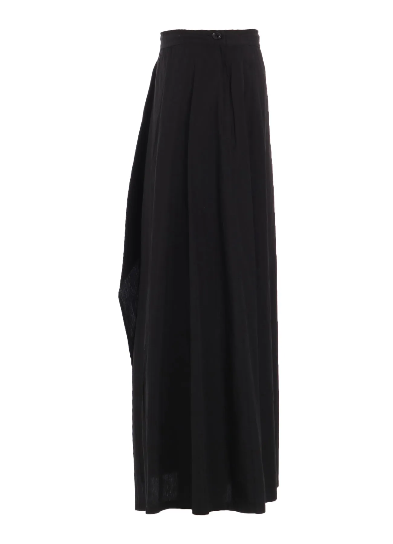COTTON BROAD GARMENT DYEING FRONT TRIANGLE STITCH SKIRT sold by Yohji Yamamoto product image thumbnail 3