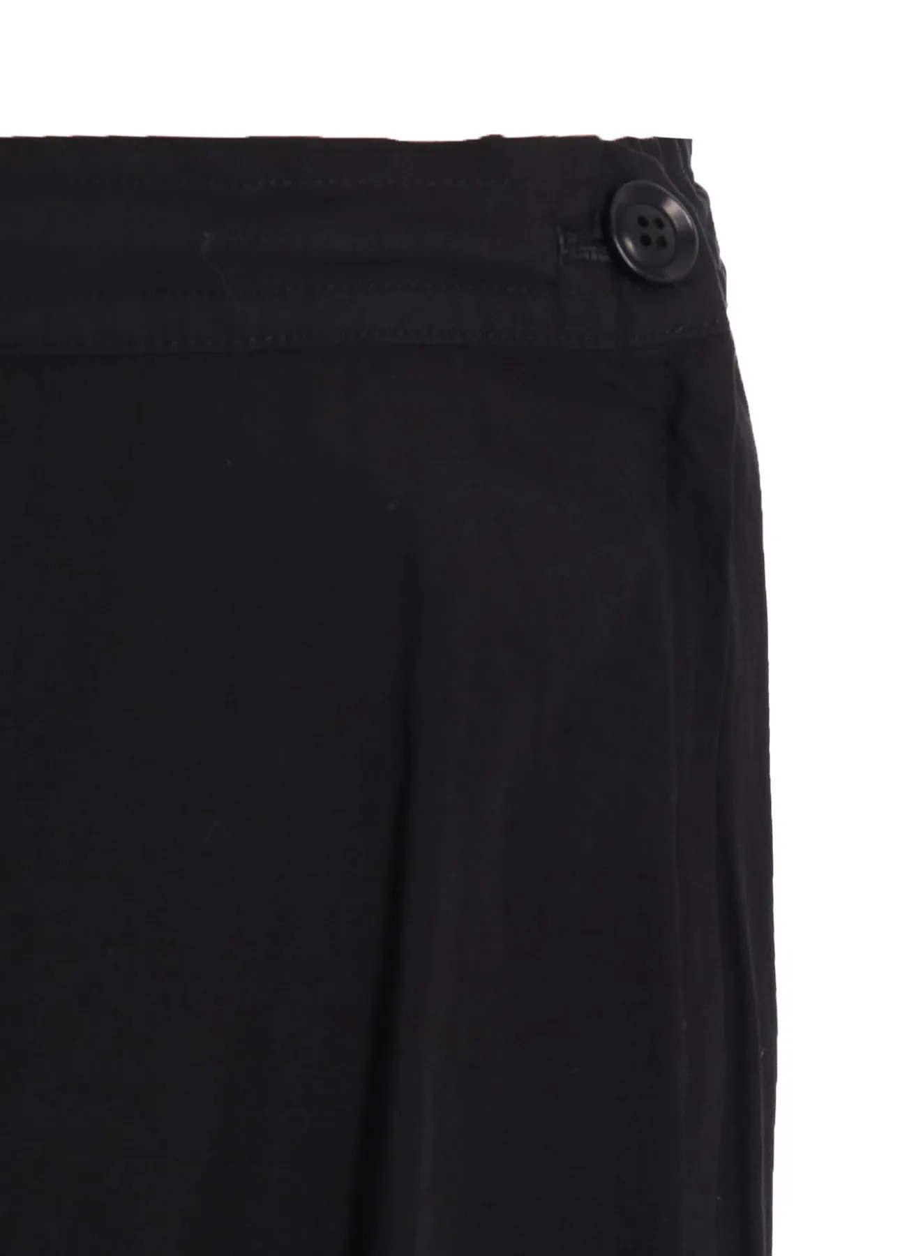 COTTON BROAD GARMENT DYEING FRONT TRIANGLE STITCH SKIRT sold by Yohji Yamamoto product image thumbnail 5