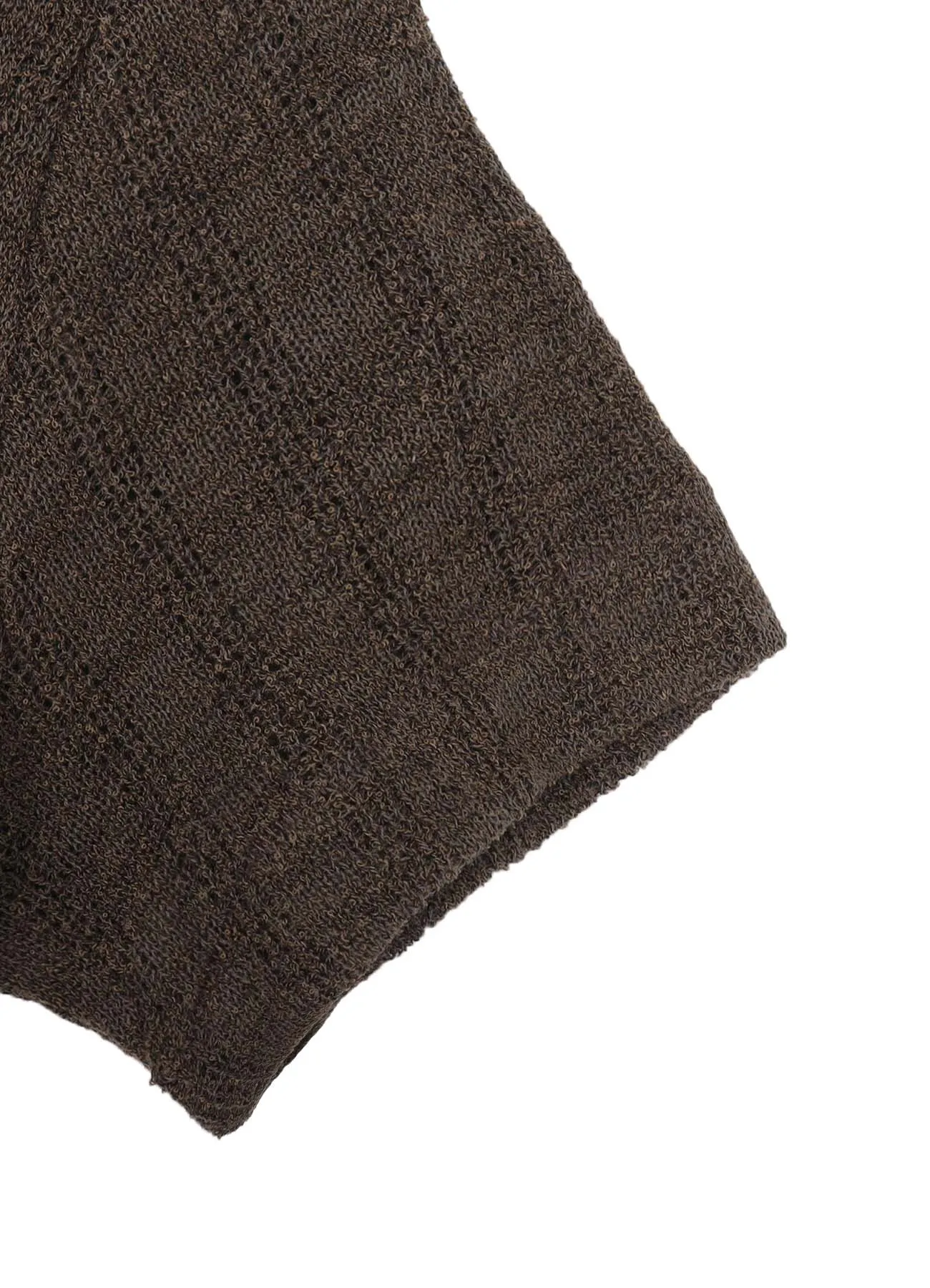 DROP NEEDLE RIB STRIPE ASYMMETRIC HEM PULLOVER sold by Yohji Yamamoto product image thumbnail 5