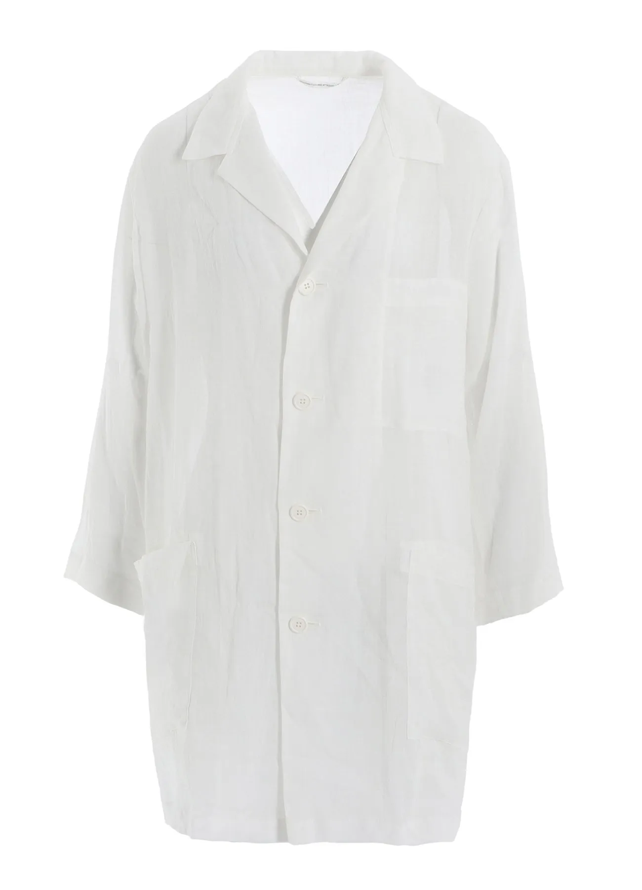 RAMIE LAWN 3/4 SLEEVE JACKET sold by Yohji Yamamoto product image thumbnail 2