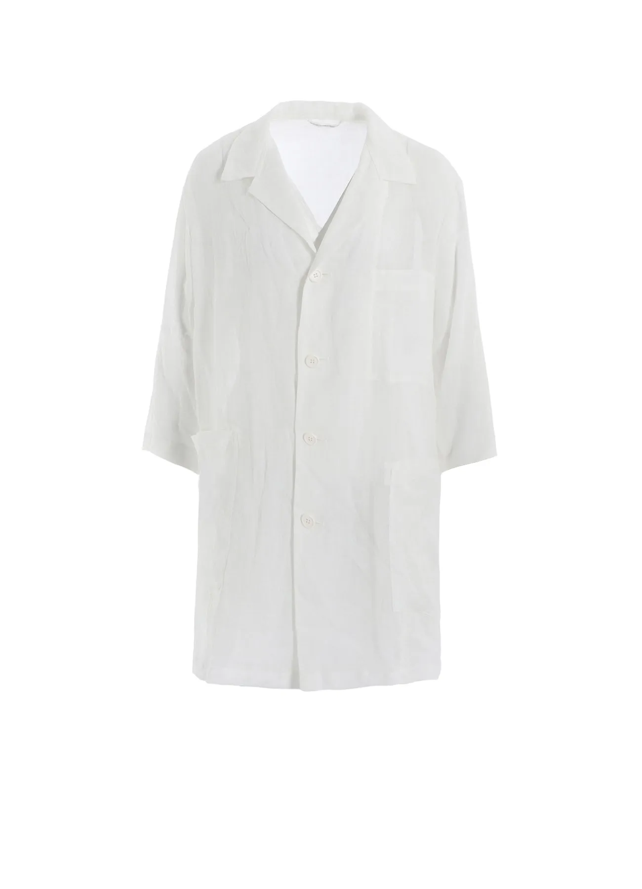 RAMIE LAWN 3/4 SLEEVE JACKET sold by Yohji Yamamoto
