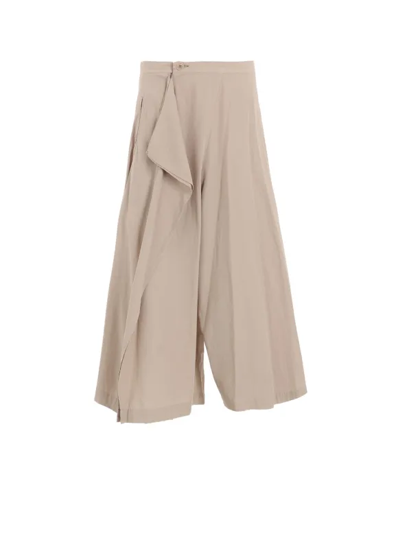 COTTON BROAD GARMENT DYEING SKIRT PANTS sold by Yohji Yamamoto
