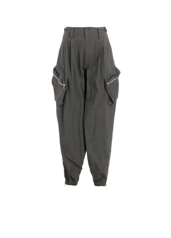 C/NY GABARDINE ZIP POCKET PANTS sold by Yohji Yamamoto