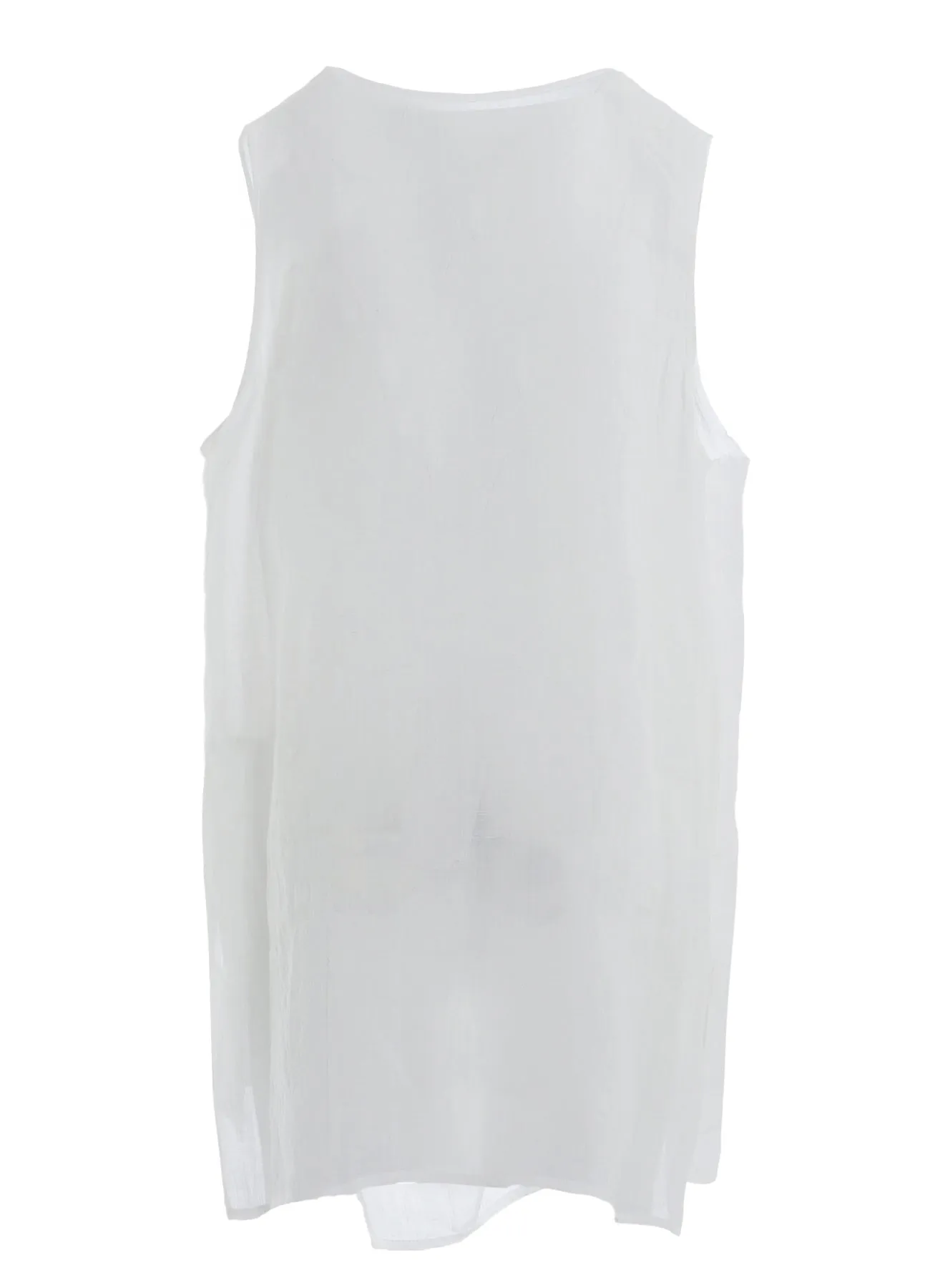 RAMIE LAWN DOUBLE FRONT DRAPE SHIRT sold by Yohji Yamamoto product image thumbnail 4