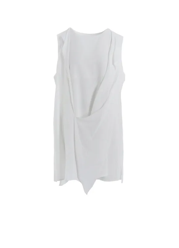 RAYON CAMBRIC FRONT DOUBLE DRAPE BLOUSE sold by Yohji Yamamoto