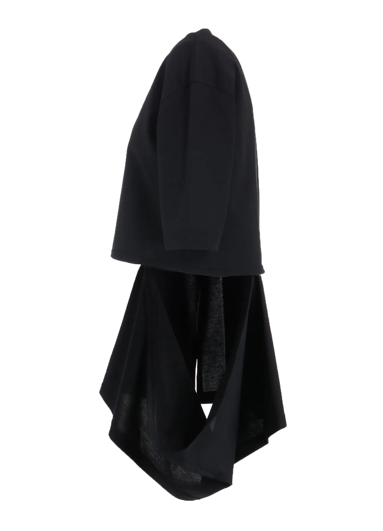 ULTIMA PLAIN STITCH PANEL T sold by Yohji Yamamoto product image thumbnail 3