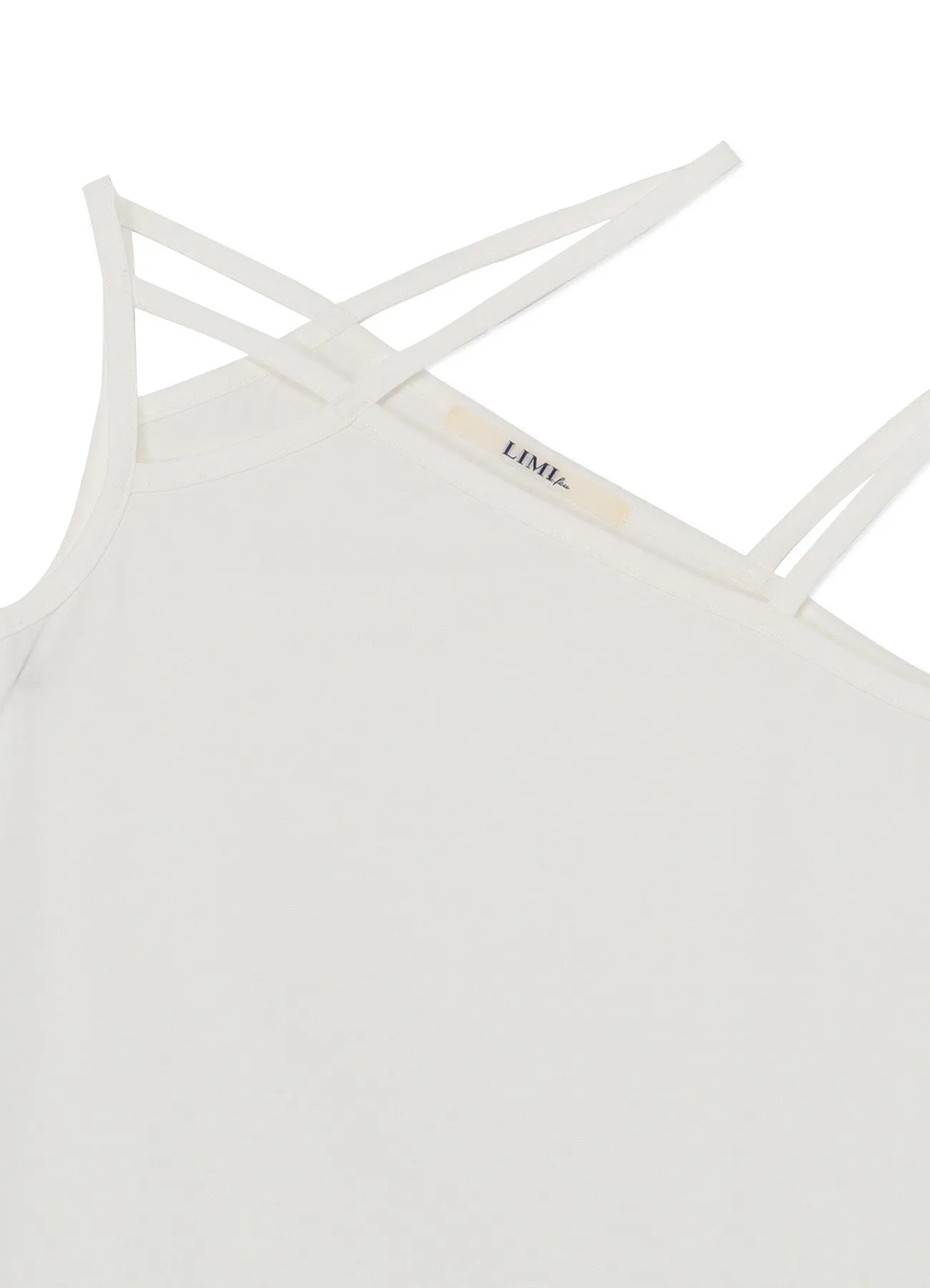 60/2 COTTON JERSEY SHOULDER STRING CAMISOLE sold by Yohji Yamamoto product image thumbnail 4