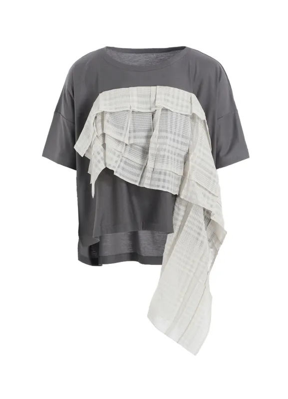 LYOCELL/COTTON HALF SLEEVE T sold by Yohji Yamamoto