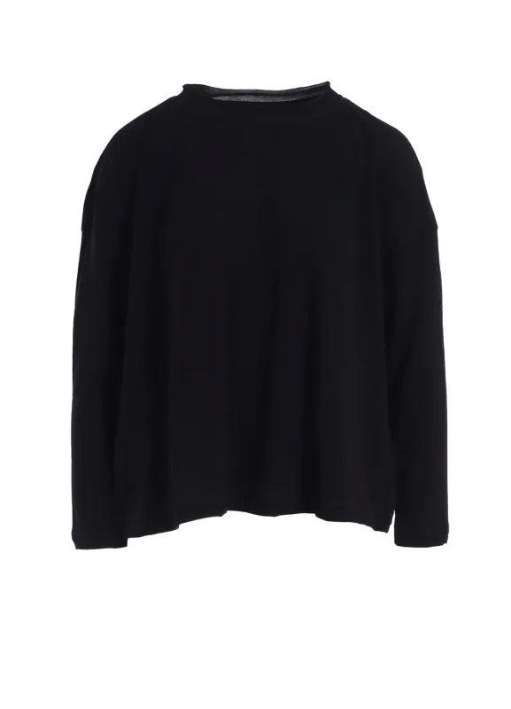 60/- COTTON  HARD TWISTED LONG SLEEVE T sold by Yohji Yamamoto