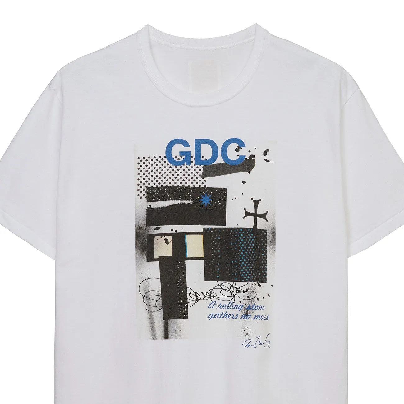 S’YTE × GDC Collaborate Collection- COLLAGE ART GRAPHIC T-SHIRT -fluctuatingly 02- sold by Yohji Yamamoto product image thumbnail 4
