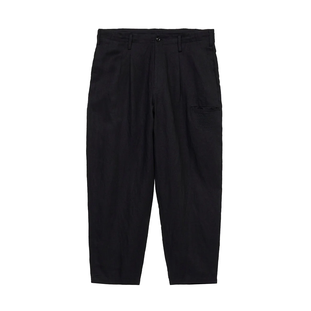 S’YTE × GDC Collaborate Collection- VINTAGE LINEN CHINO CLOTH OCTAGON STAR EMBROIDERY WAIST-STRING PANTS sold by Yohji Yamamoto product image thumbnail 4