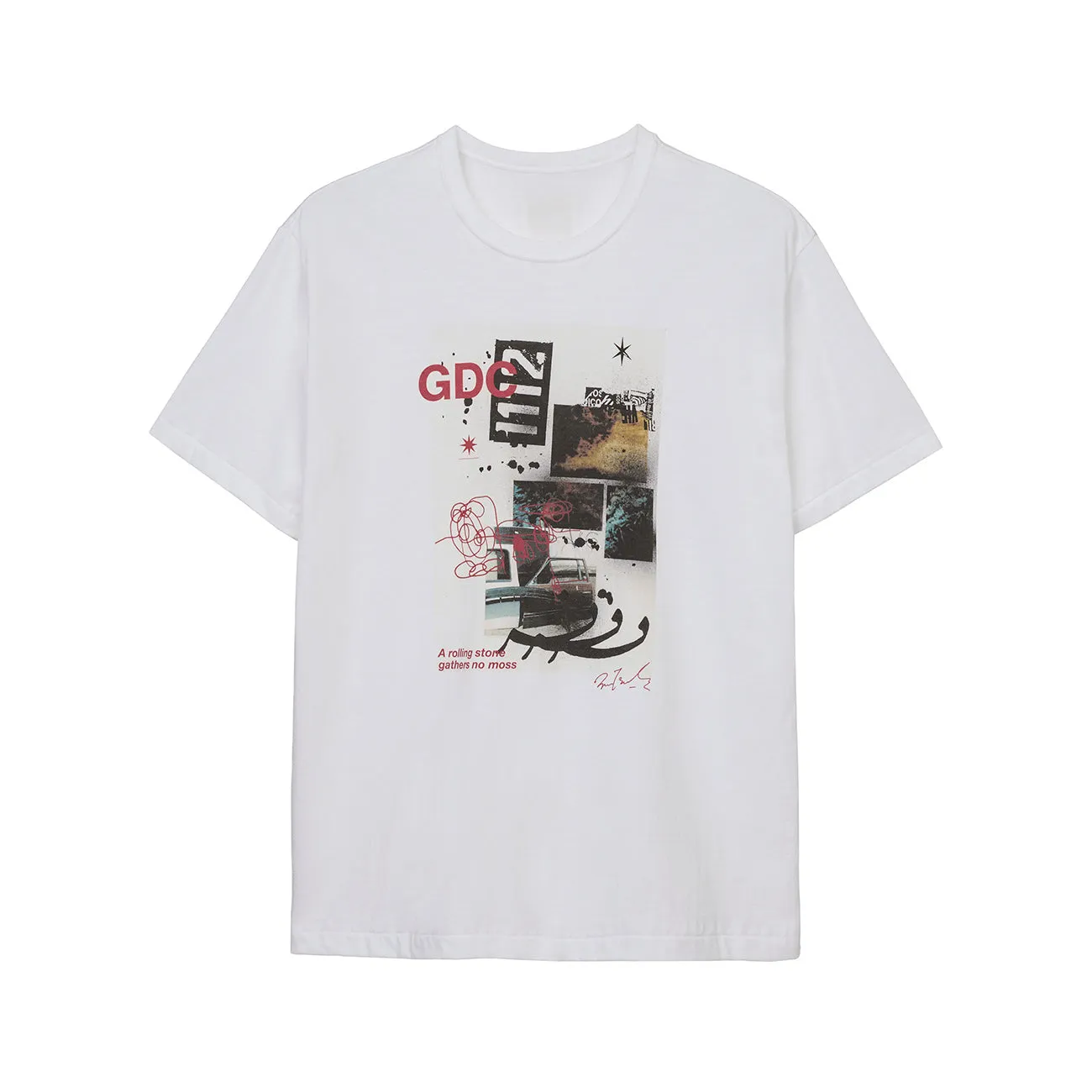 S’YTE × GDC Collaborate Collection- COLLAGE ART GRAPHIC T-SHIRT -fluctuatingly 01- sold by Yohji Yamamoto product image thumbnail 3