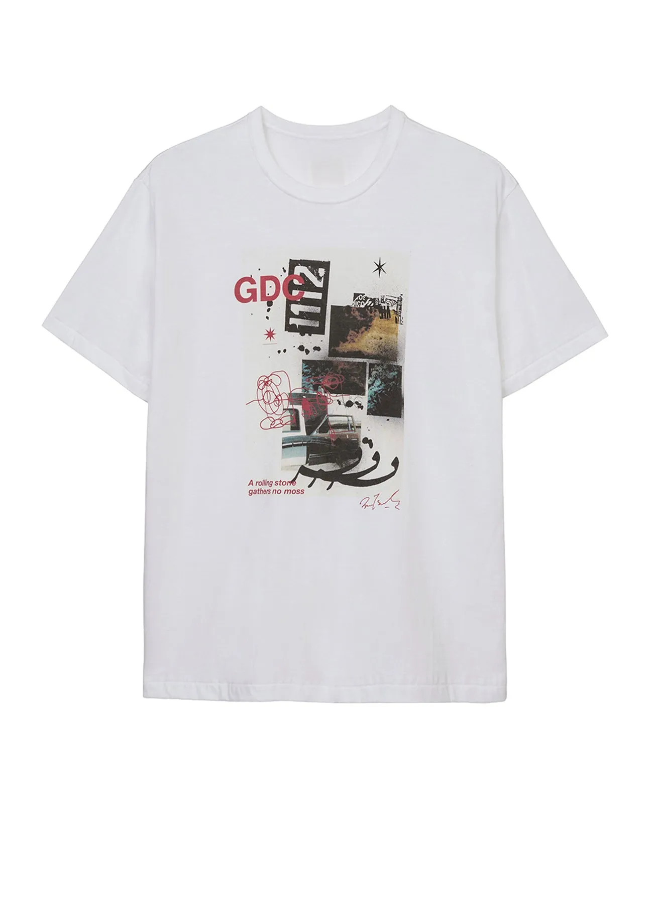 S’YTE × GDC Collaborate Collection- COLLAGE ART GRAPHIC T-SHIRT -fluctuatingly 01- sold by Yohji Yamamoto