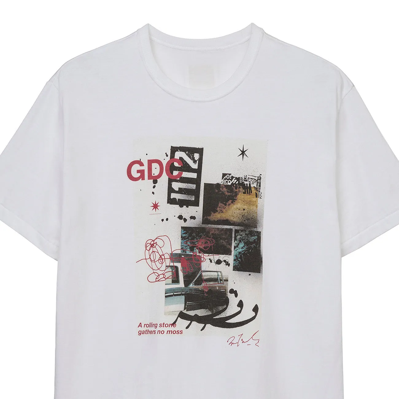 S’YTE × GDC Collaborate Collection- COLLAGE ART GRAPHIC T-SHIRT -fluctuatingly 01- sold by Yohji Yamamoto product image thumbnail 4