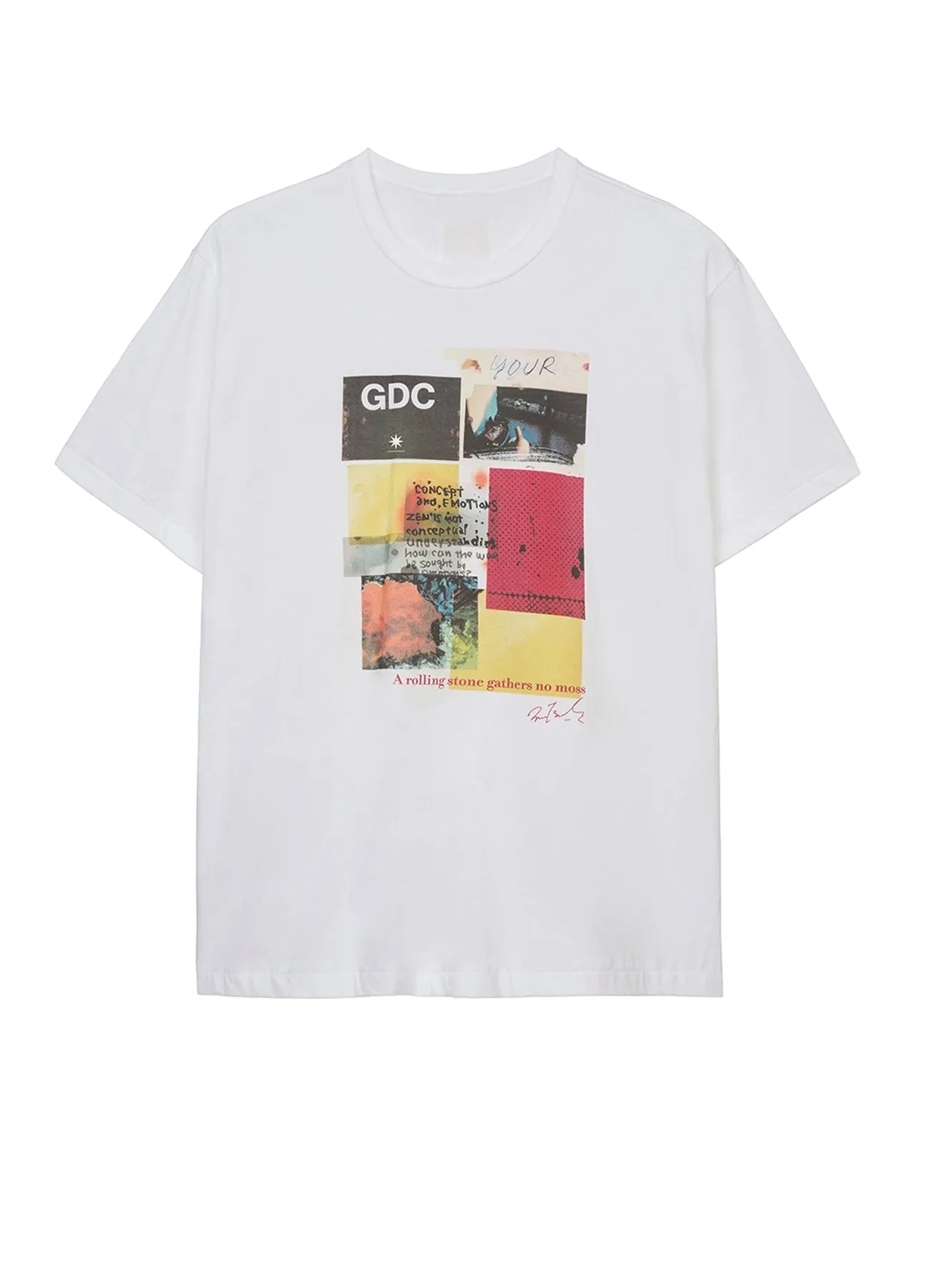 S’YTE × GDC Collaborate Collection- COLLAGE ART GRAPHIC T-SHIRT -fluctuatingly 03- sold by Yohji Yamamoto