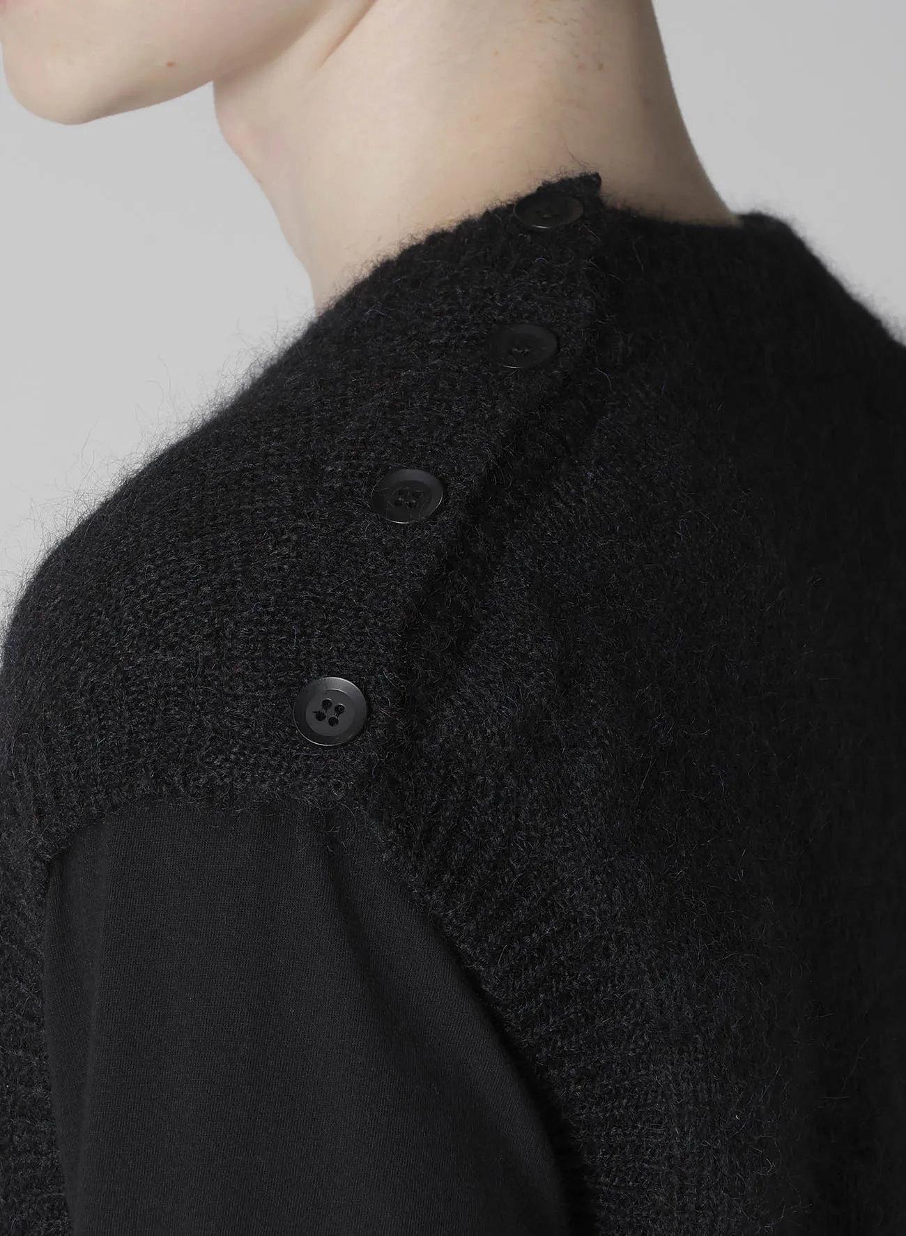 7G2P PLAIN STITCH BUTTON D V NECK VEST sold by Yohji Yamamoto product image thumbnail 5
