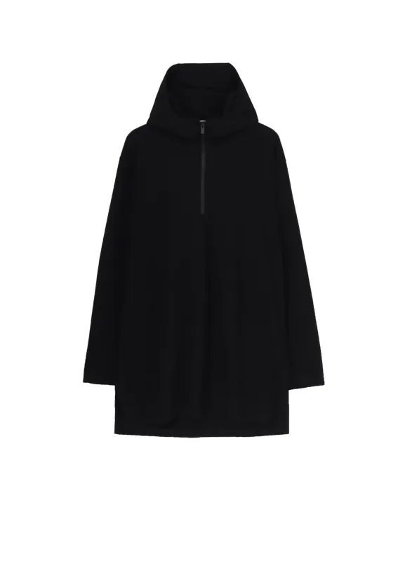 30/-COTTON SINGLE JERSEY PADDED HOODIE sold by Yohji Yamamoto