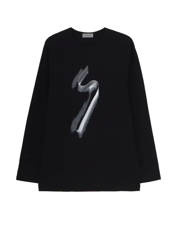 30/-COMBED SINGLE JERSEY BASIC LONG SLV PT D sold by Yohji Yamamoto