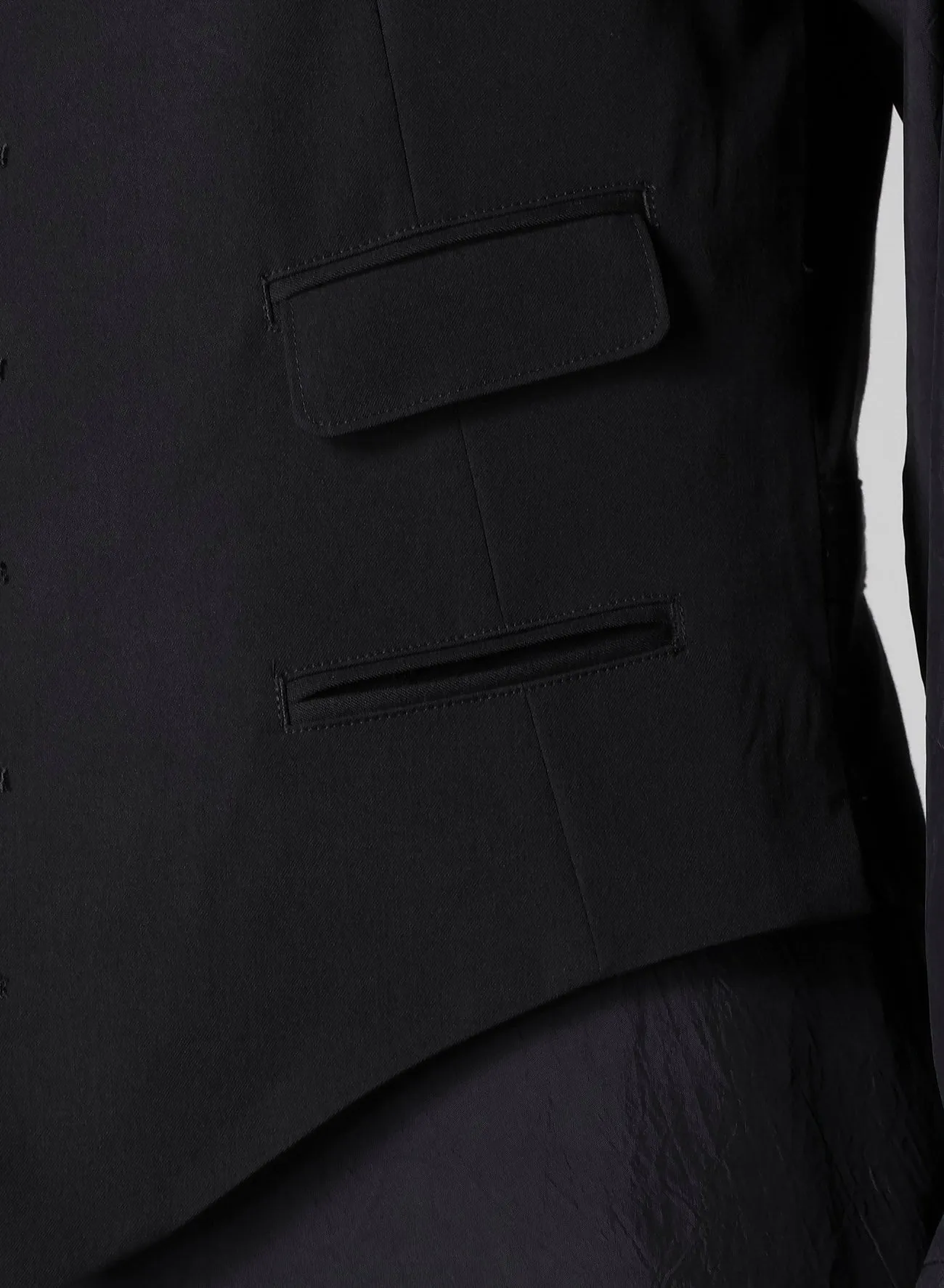 WOOL GABARDINE 7BUTTONS VEST sold by Yohji Yamamoto product image thumbnail 5