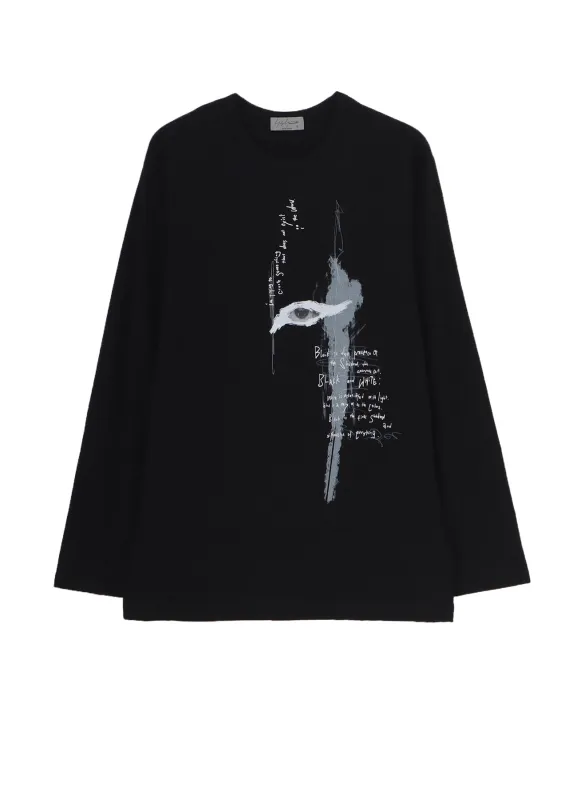 30/-COMBED SINGLE JERSEY BASIC LONG SLV PT C sold by Yohji Yamamoto