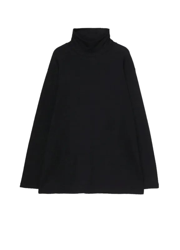 1/80 WASHABLE WOOL INTERLOCK TURTLE NECK LONG SLV sold by Yohji Yamamoto