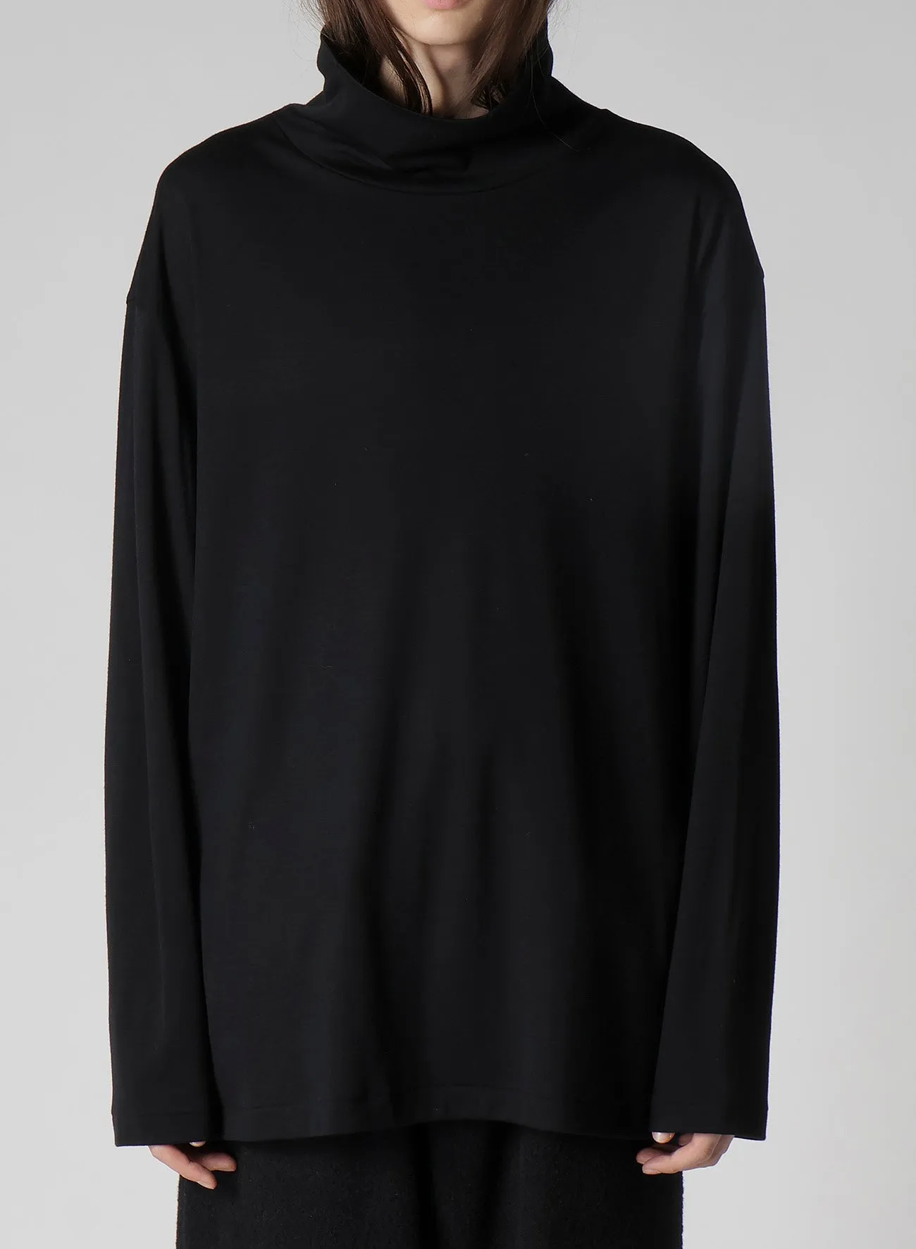 1/80 WASHABLE WOOL INTERLOCK TURTLE NECK LONG SLV sold by Yohji Yamamoto product image thumbnail 2