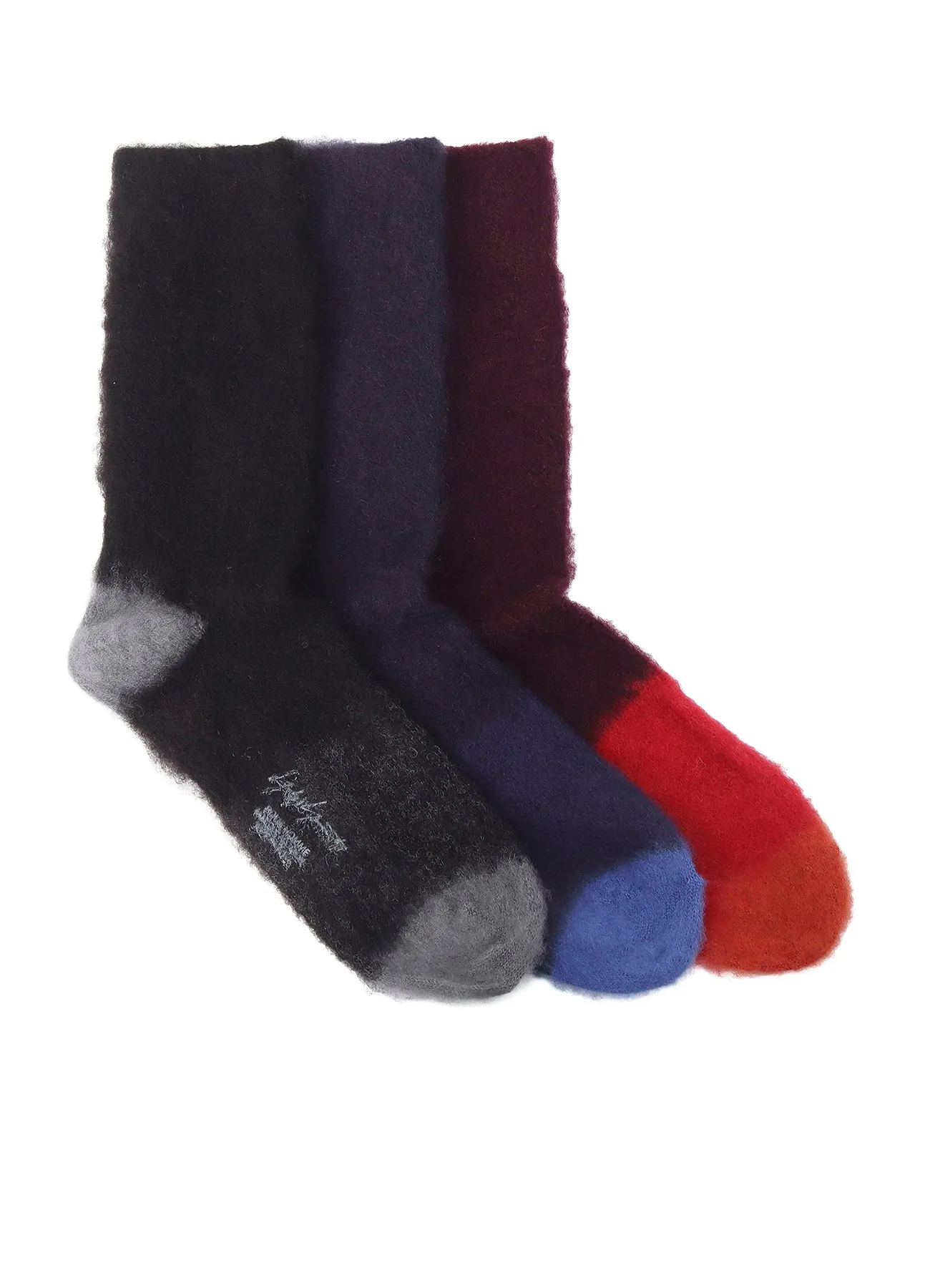 AC/NY/W SINGLE SHAGGY SOCKS sold by Yohji Yamamoto