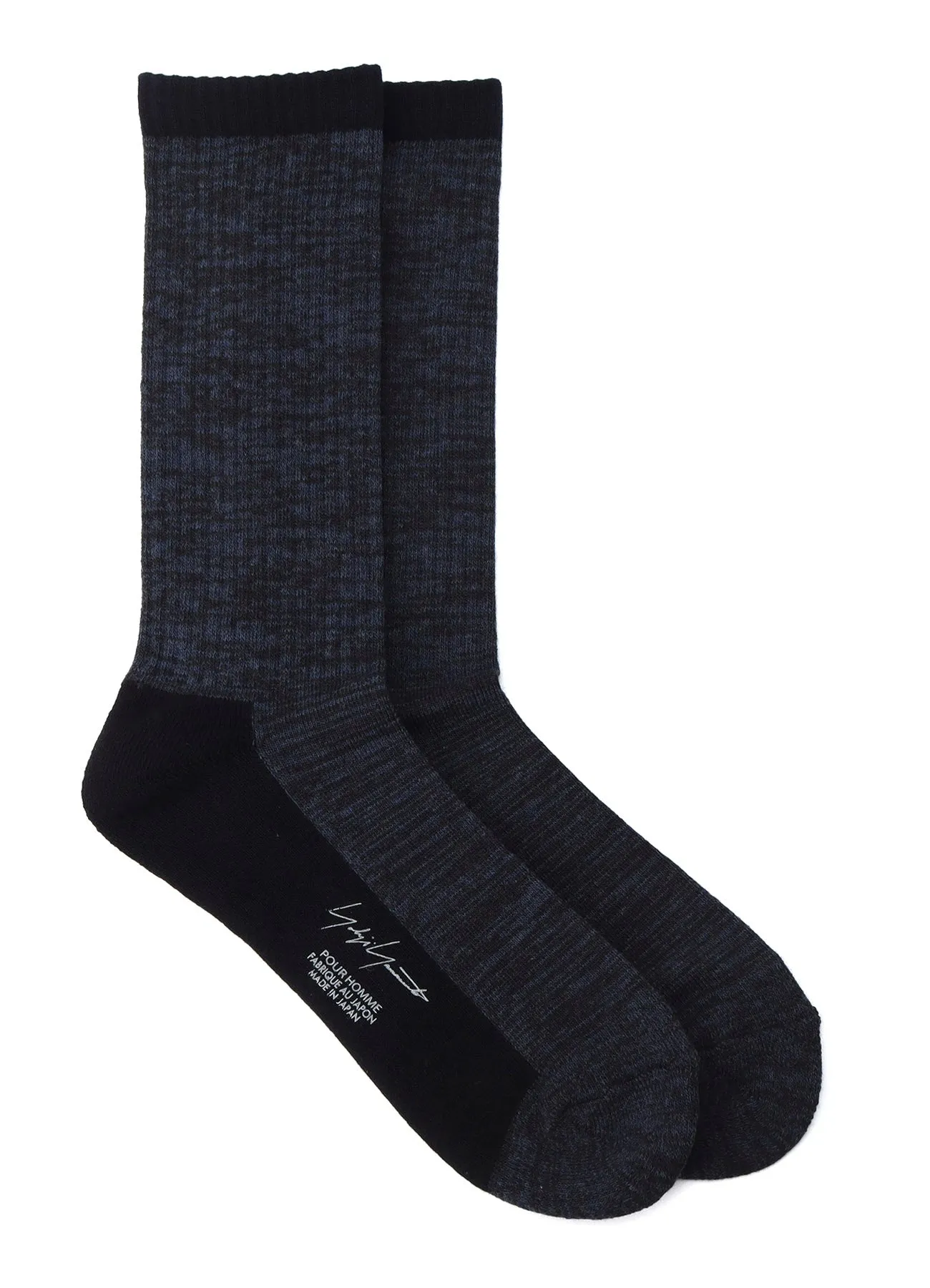 C/AC RIBBED PILE RIBBED SOCKS sold by Yohji Yamamoto product image thumbnail 2