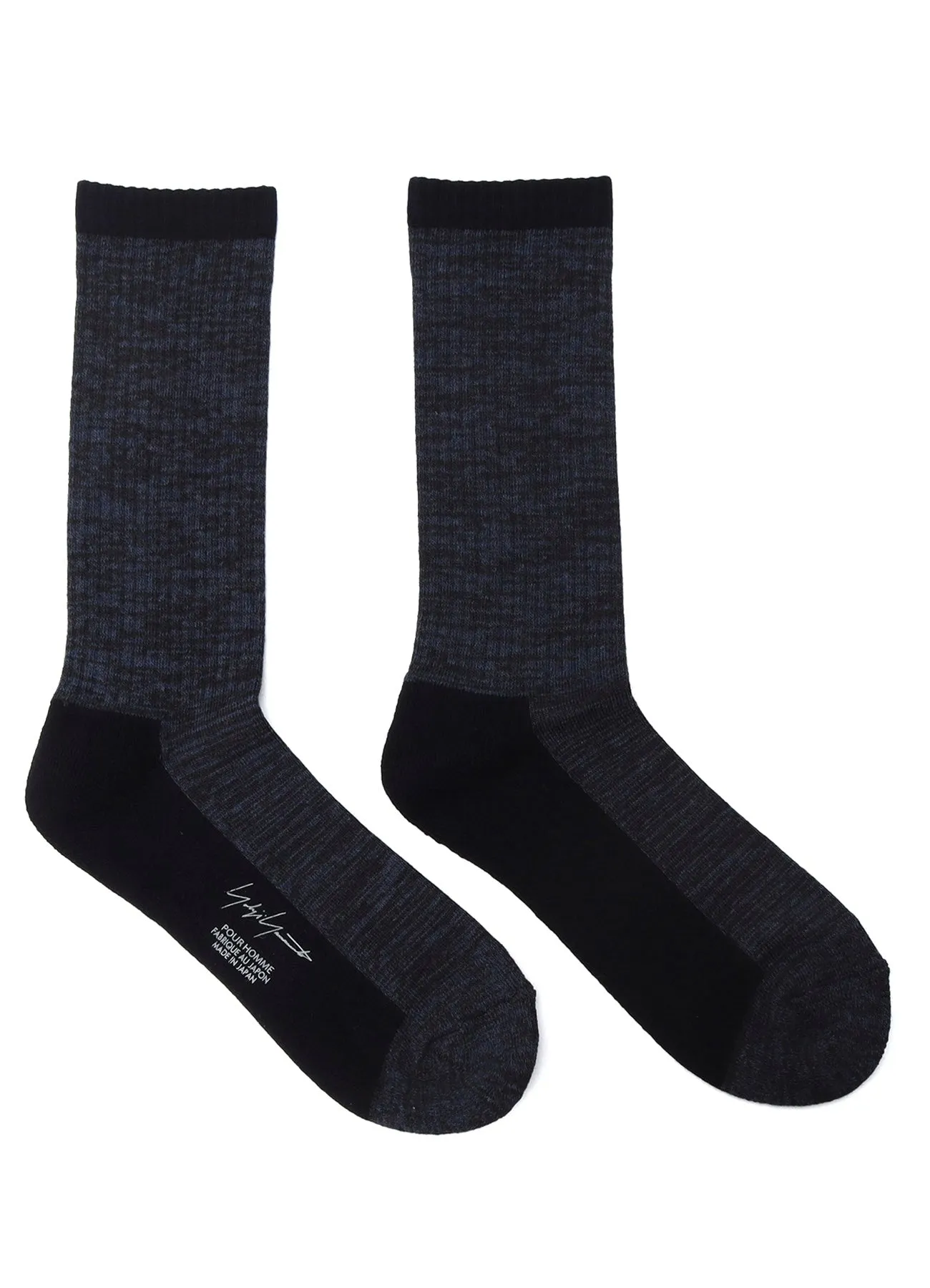 C/AC RIBBED PILE RIBBED SOCKS sold by Yohji Yamamoto product image thumbnail 3