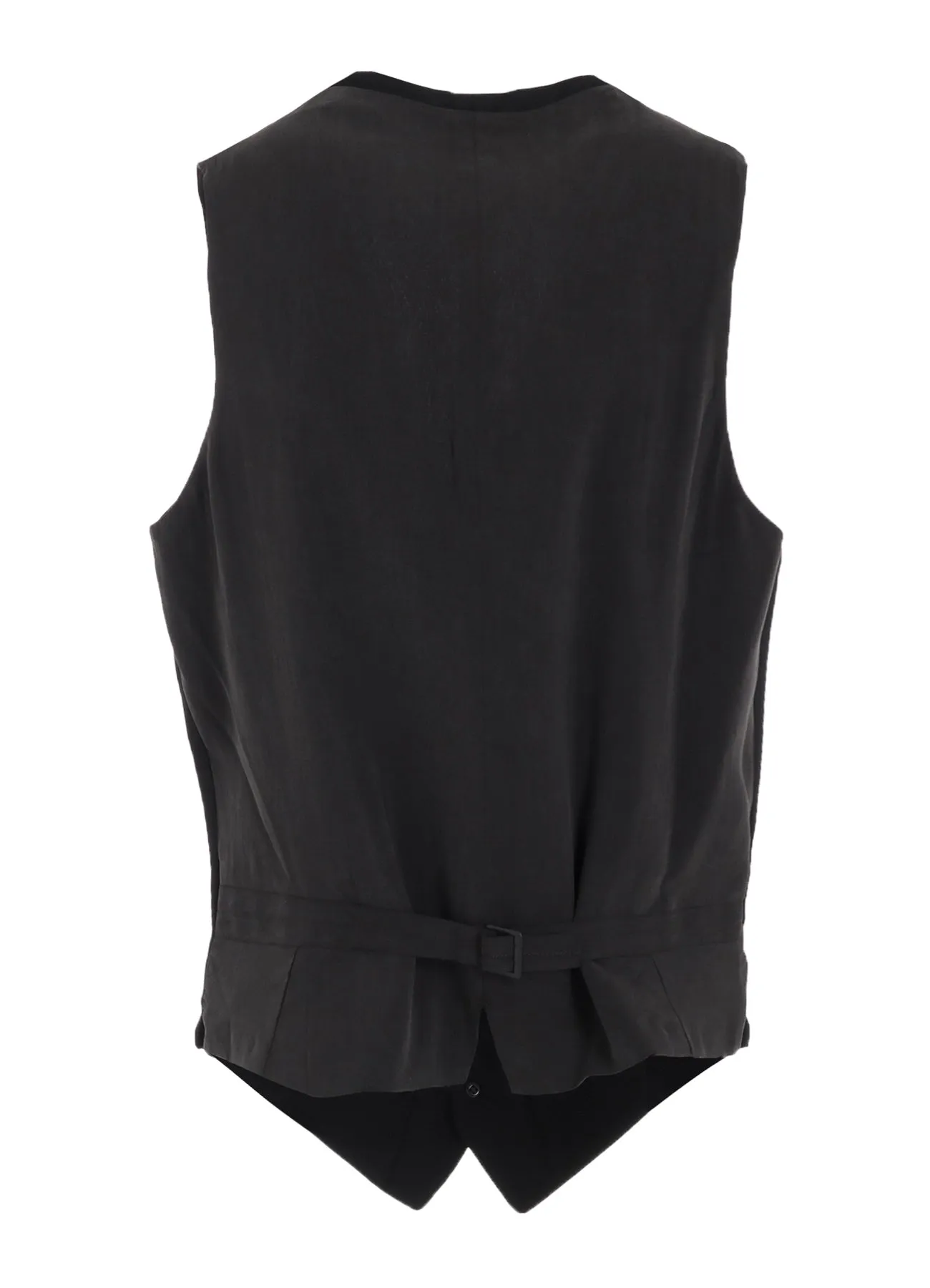 WOOL GABARDINE 7-BUTTON VEST sold by Yohji Yamamoto product image thumbnail 3