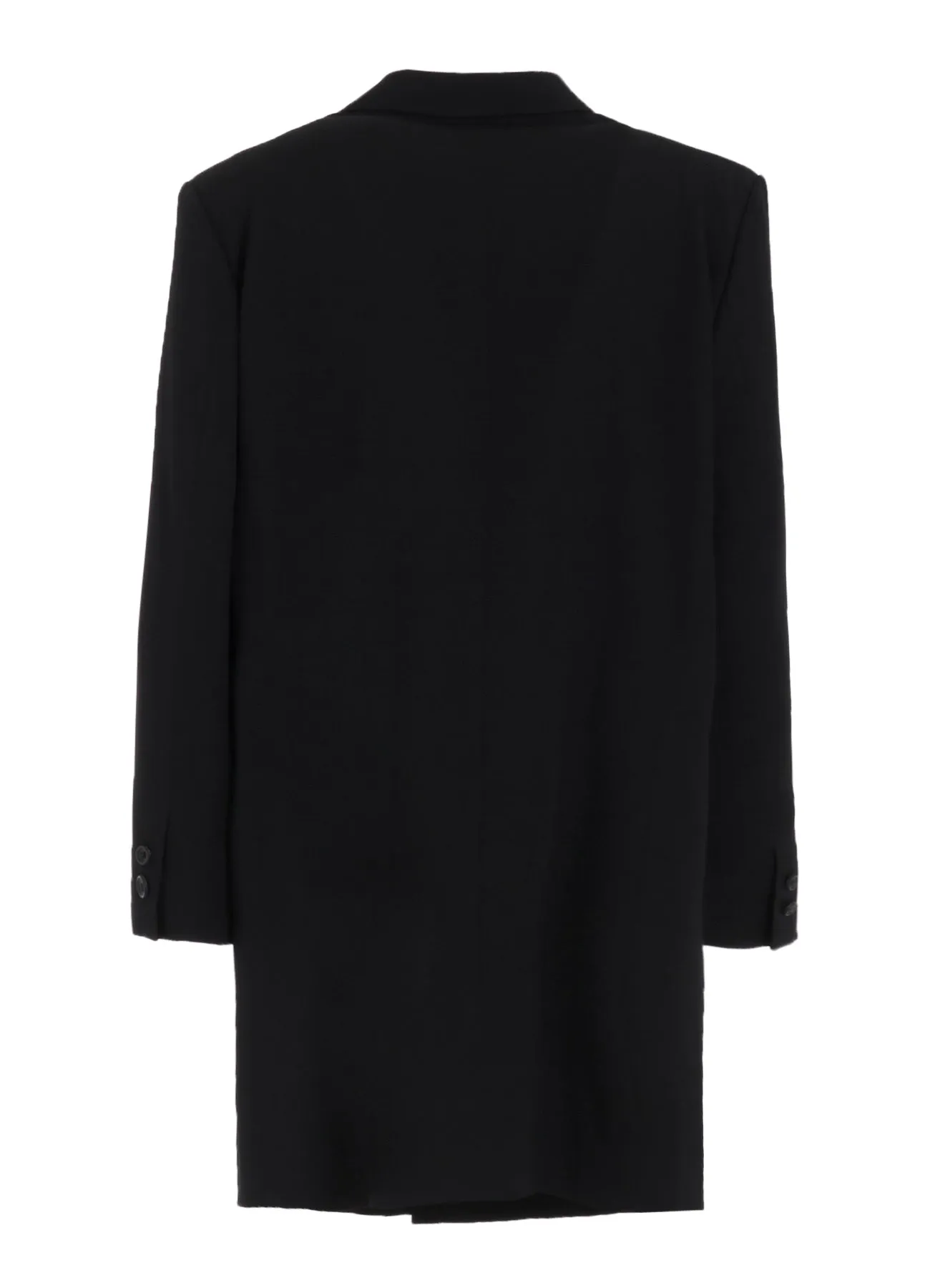 WOOL GABARDINE DOUBLE-BREASTED JACKET sold by Yohji Yamamoto product image thumbnail 3