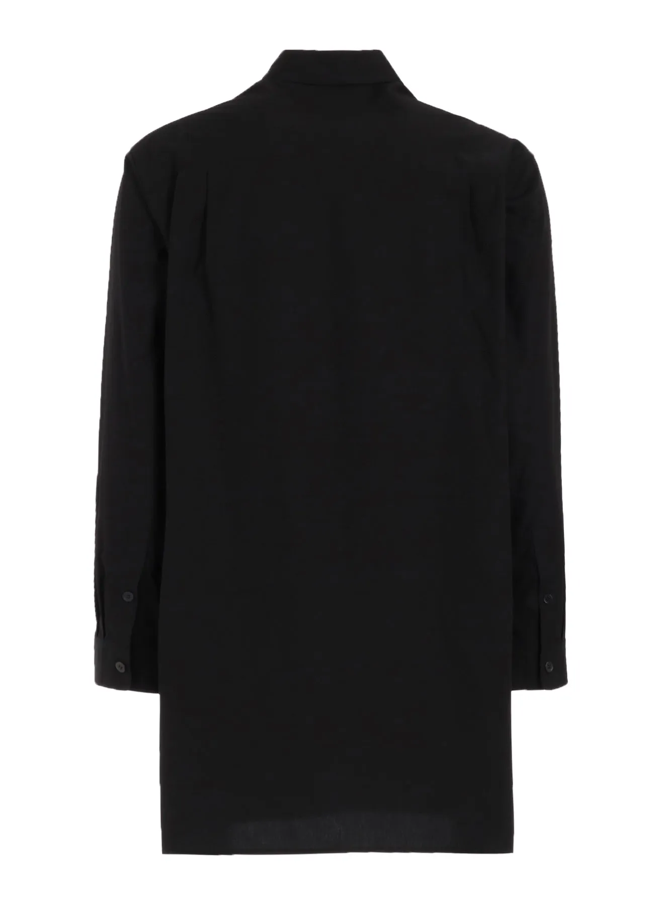 100/2 BROAD SHIRT WITH FRONT LEFT LAYER sold by Yohji Yamamoto product image thumbnail 4