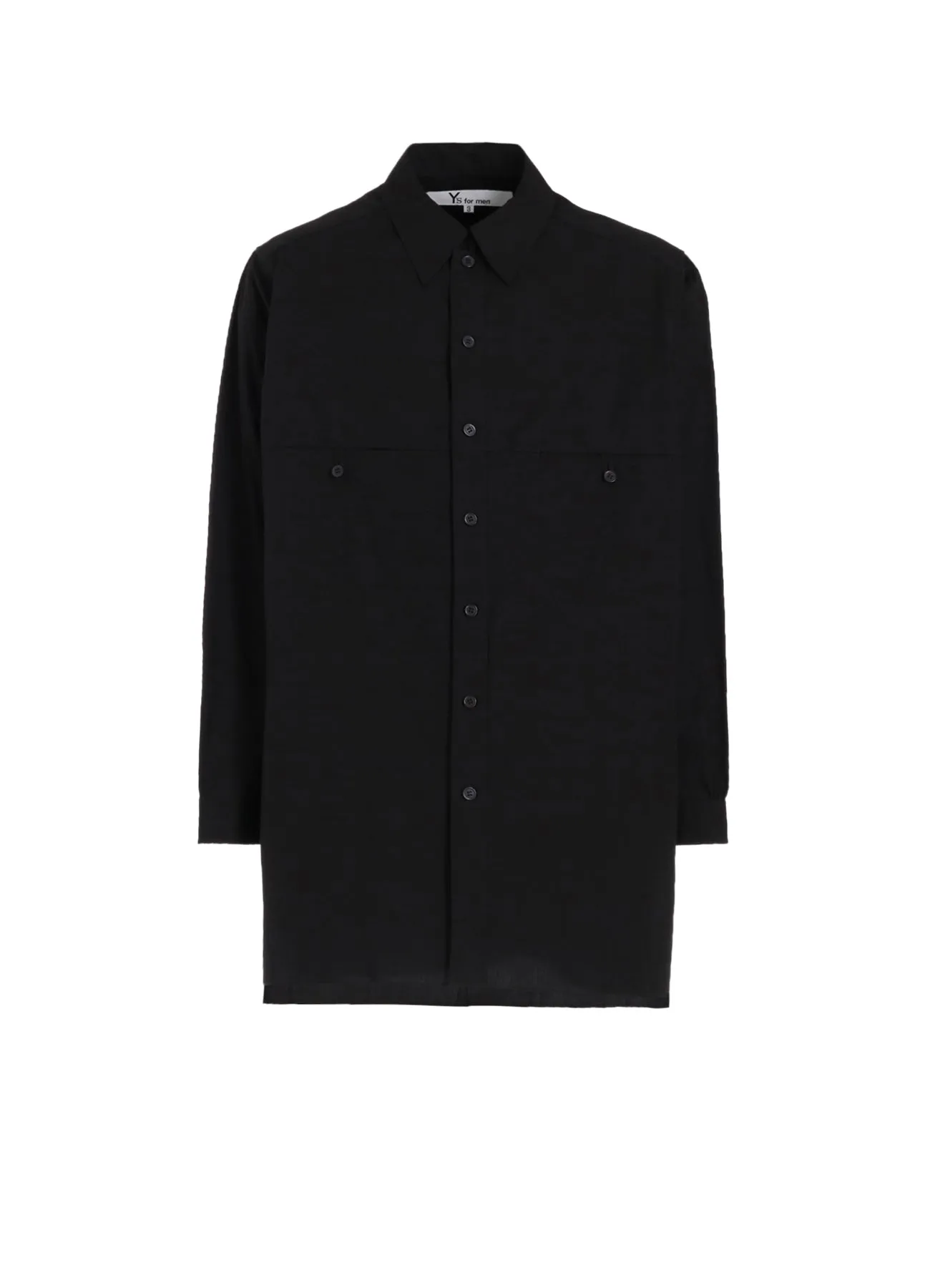 100/2 BROAD SHIRT WITH PANEL POCKET sold by Yohji Yamamoto