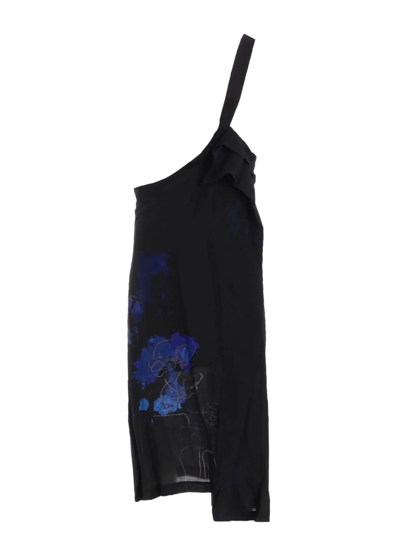 CU/LAWN FLOWER SKETCH PRINT JUMPER SKIRT sold by Yohji Yamamoto product image thumbnail 2