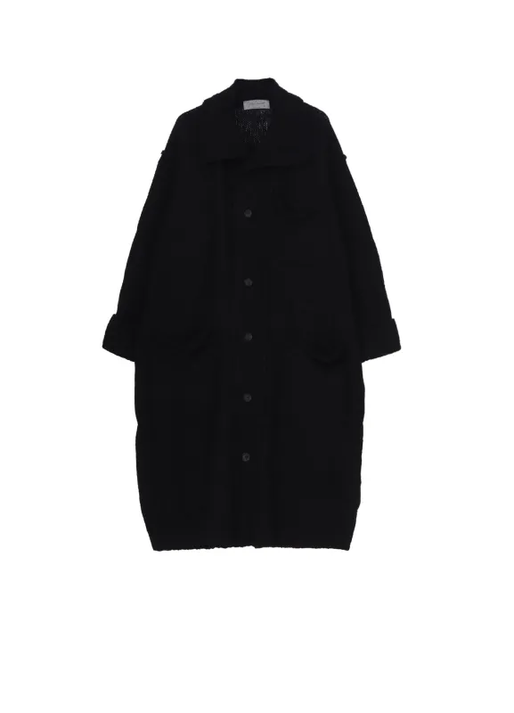 PLAIN STITCH POCKET HIGH NECK CARDIGAN sold by Yohji Yamamoto