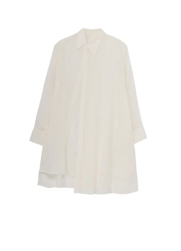Cu/Mo KERSEY W FRONT ASM BLOUSE sold by Yohji Yamamoto