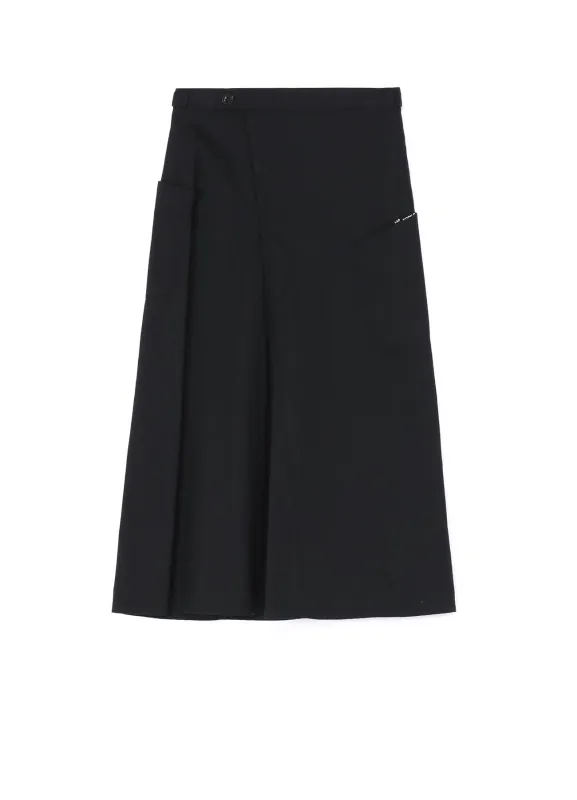 [Y's BORN PRODUCT] COTTON TWILL FLARE GUSSET FLARE SKIRT sold by Yohji Yamamoto